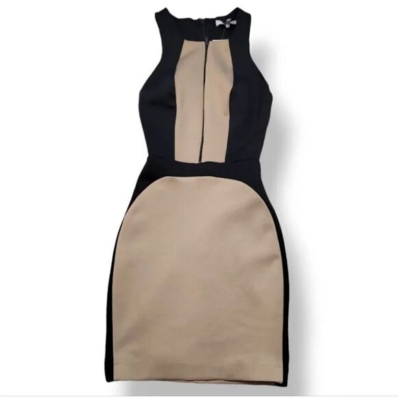 NEW Robert Rodriguez Pre-Fall 2013 Collection Intermix Colorblock Neutral Dress - Picture 3 of 15
